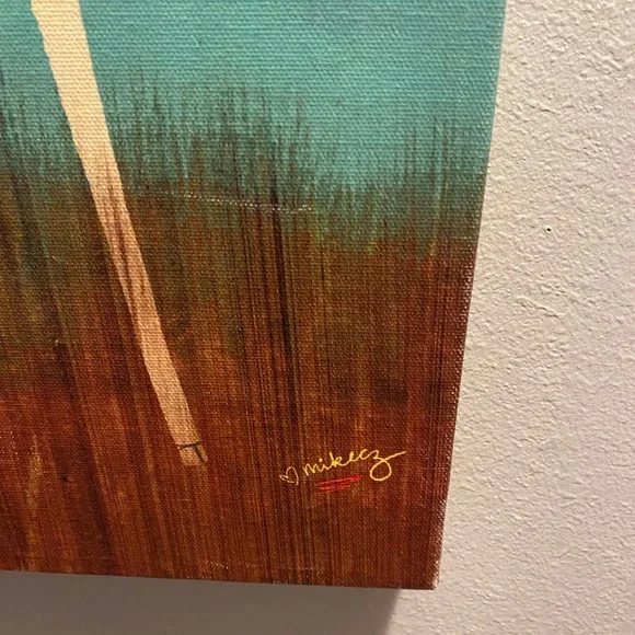 Oopsy Daisy too tall giraffe canvas art painting